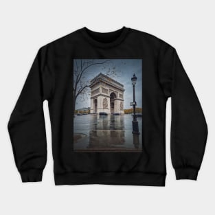 Arc de triomphe in Paris Crewneck Sweatshirt